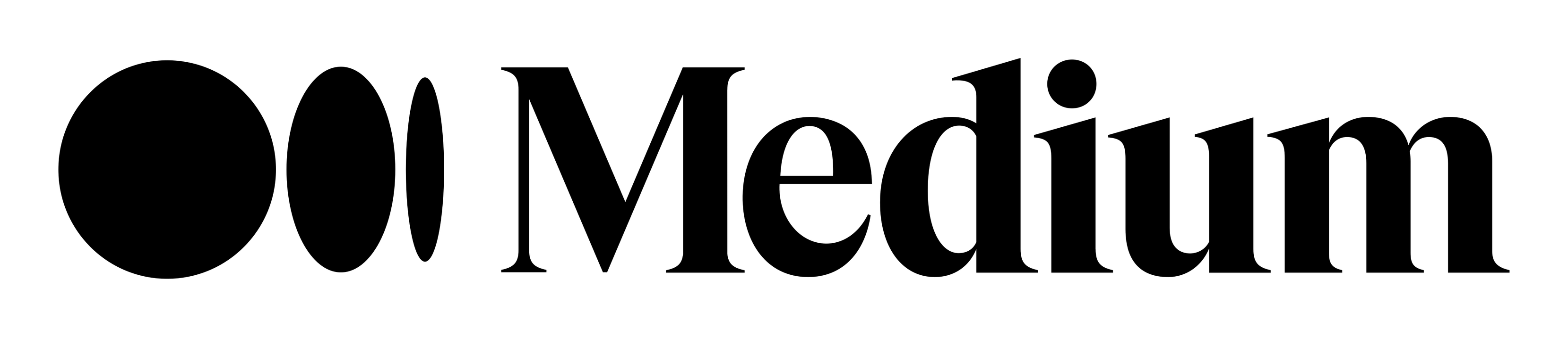 Medium logo on a transparent background