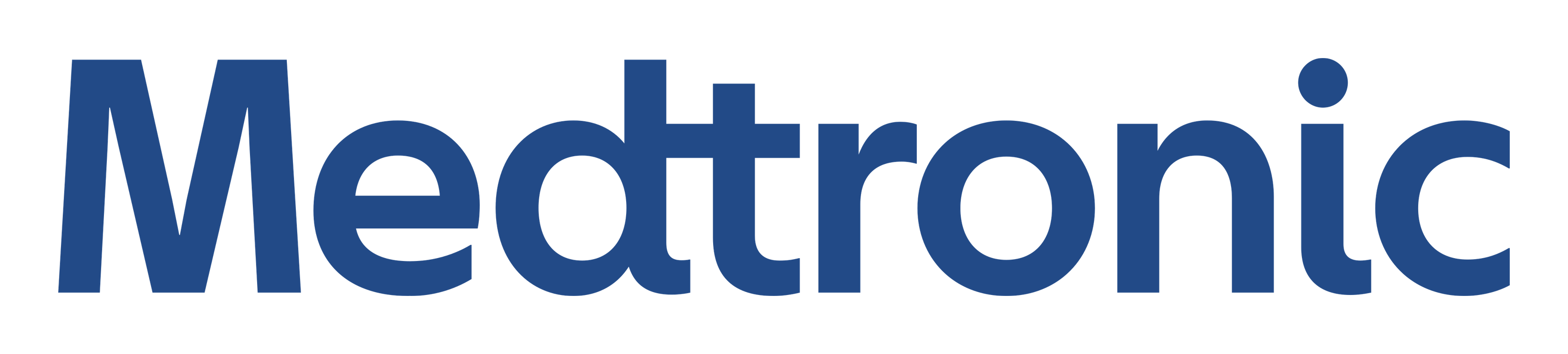 Medtronic logo on a transparent background