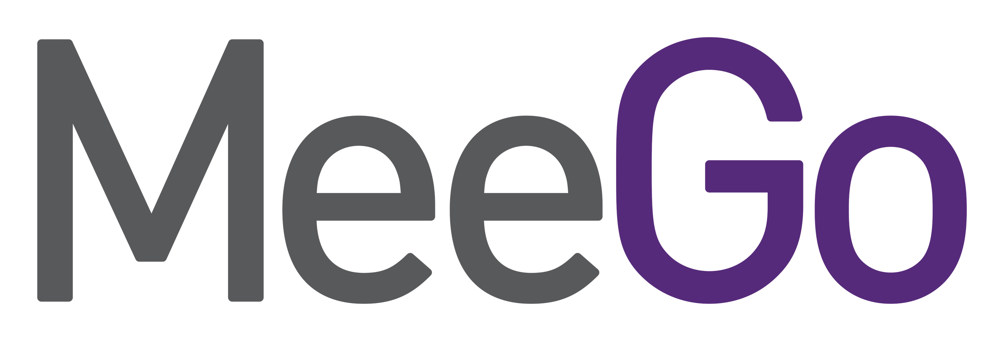 Meego Logo auf transparentem Hintergrund