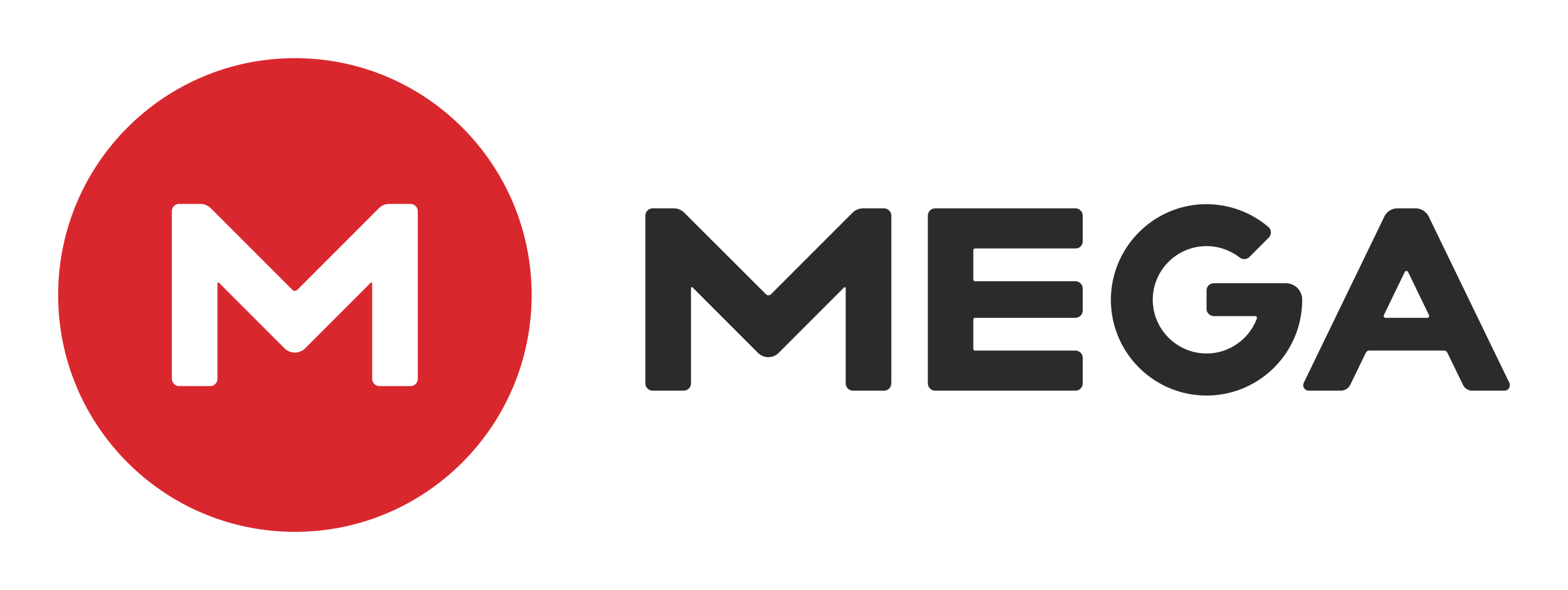 Mega logo on a transparent background