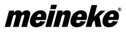 Meineke logo, black wordmark version, on a transparent background