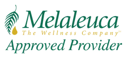 Melaleuca logo, horizontal version, on a transparent background