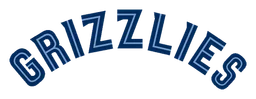 Memphis Grizzlies logo, wordmark version, on a transparent background