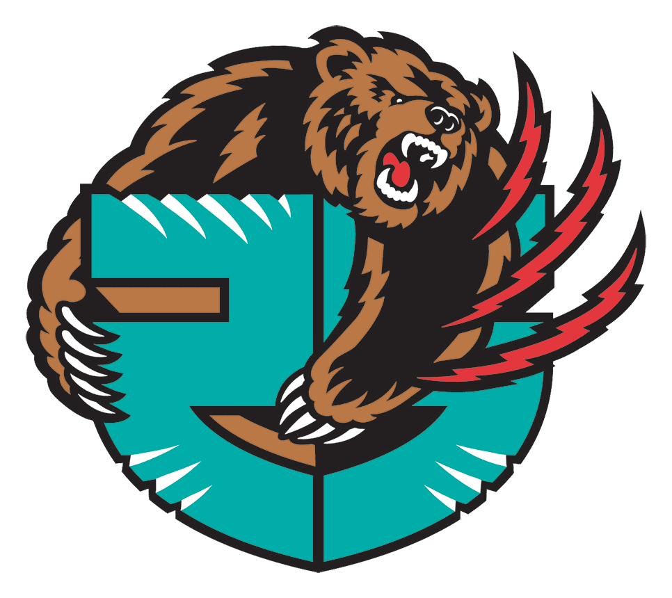 Memphis Grizzlies logo on a transparent background