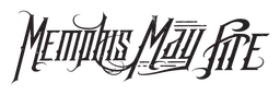 Memphis May Fire logo, black wordmark version, on a transparent background
