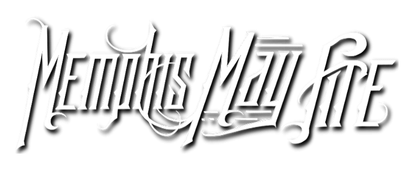 Memphis May Fire logo on a transparent background