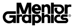 Logo Mentor Graphics, version logotype noir, sur fond transparent