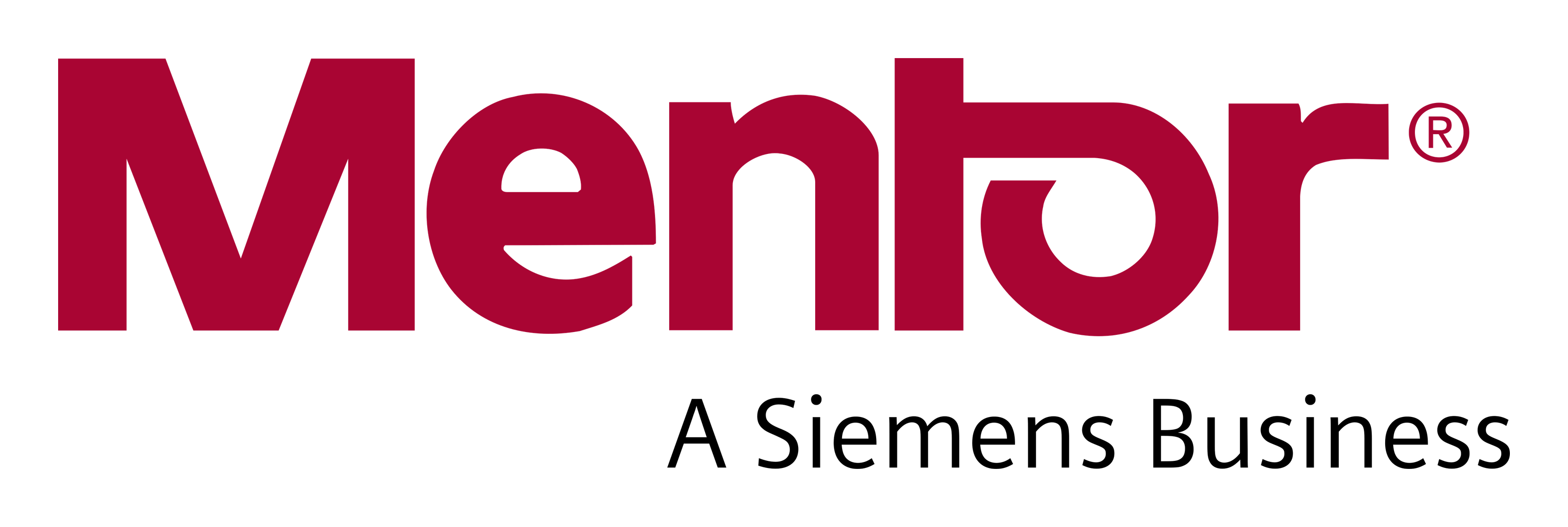 Logo Mentor Graphics sur fond transparent