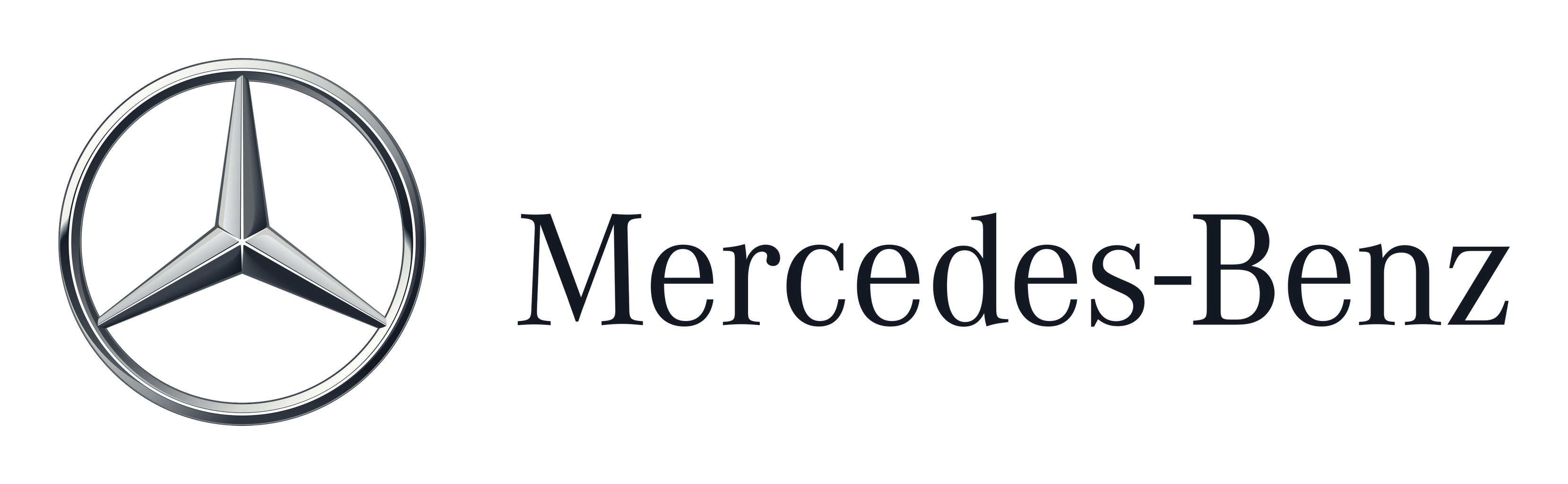 Mercedes Logo auf transparentem Hintergrund