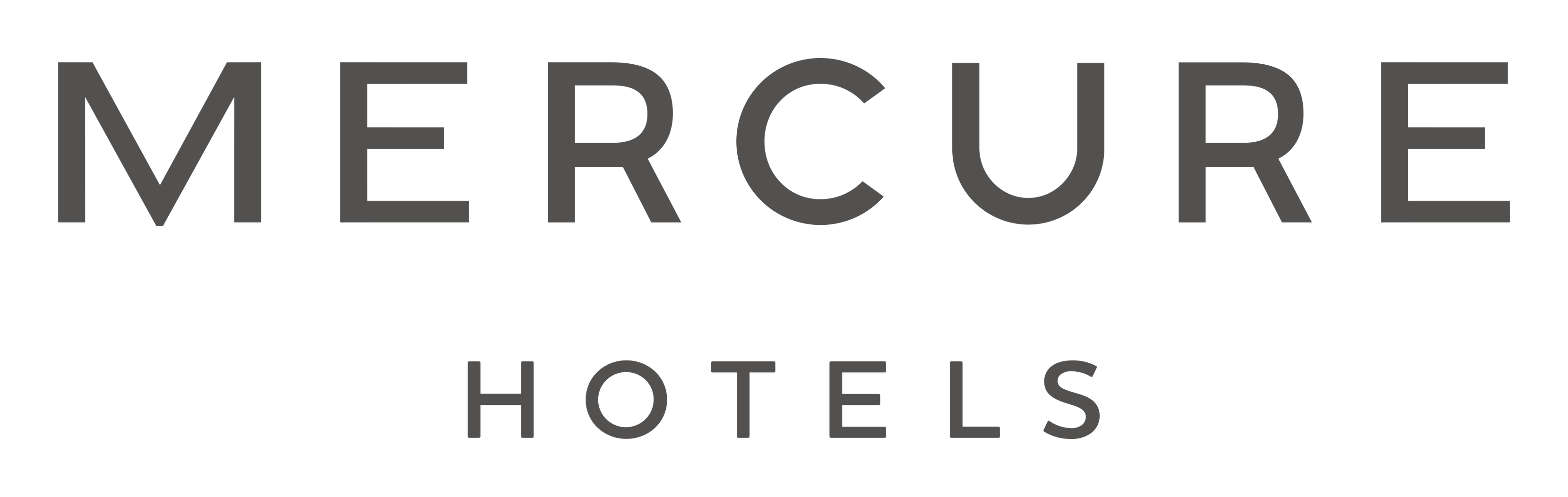Mercure logo on a transparent background