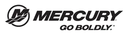 Mercury Marine logo, monochrome wordmark version, on a transparent background
