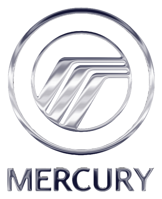 Logo da Mercury, versão ícone monocromático, em fundo transparente
