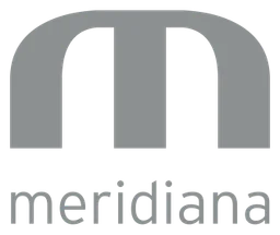 Meridiana logo, monochrome icon version, on a transparent background