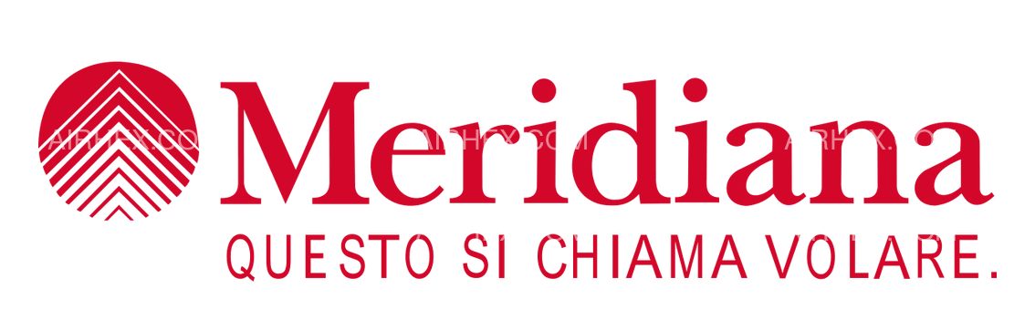 Meridiana logo on a transparent background