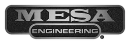 Logo Mesa Boogie, version logotype monochrome, sur fond transparent