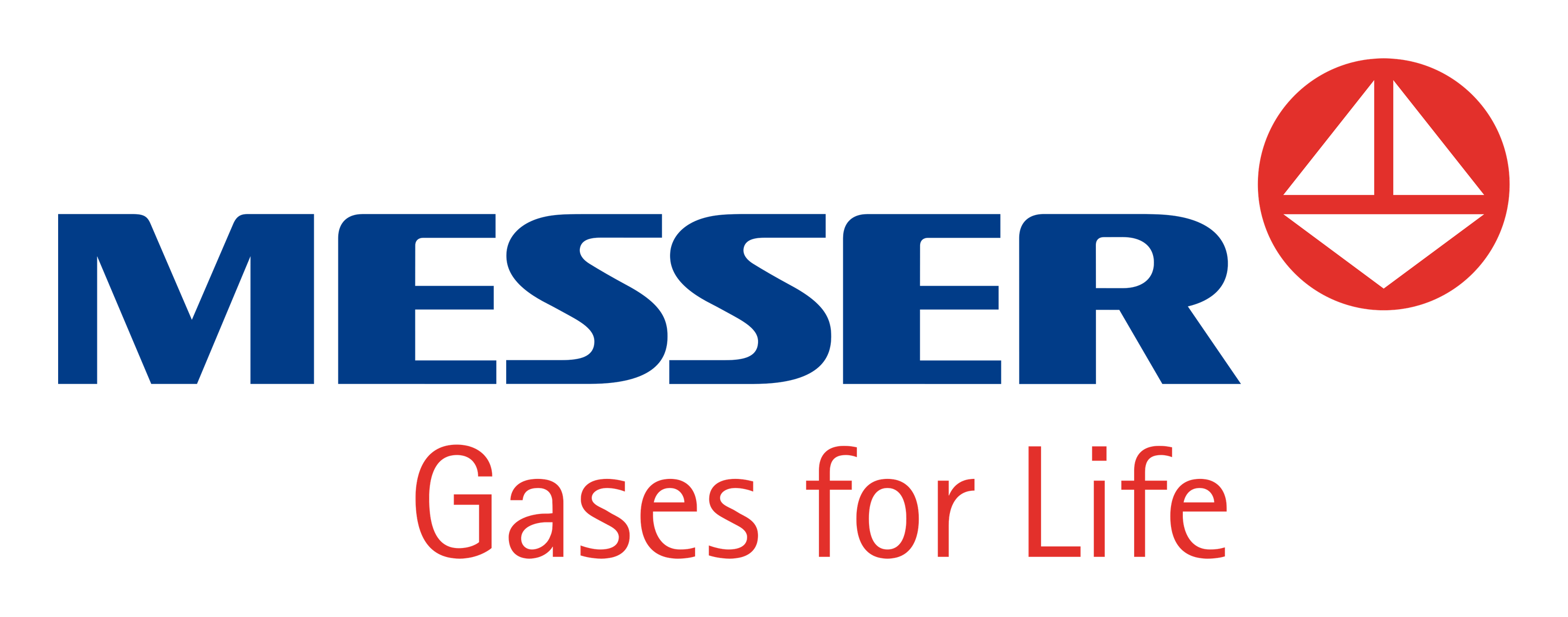 Messer logo on a transparent background