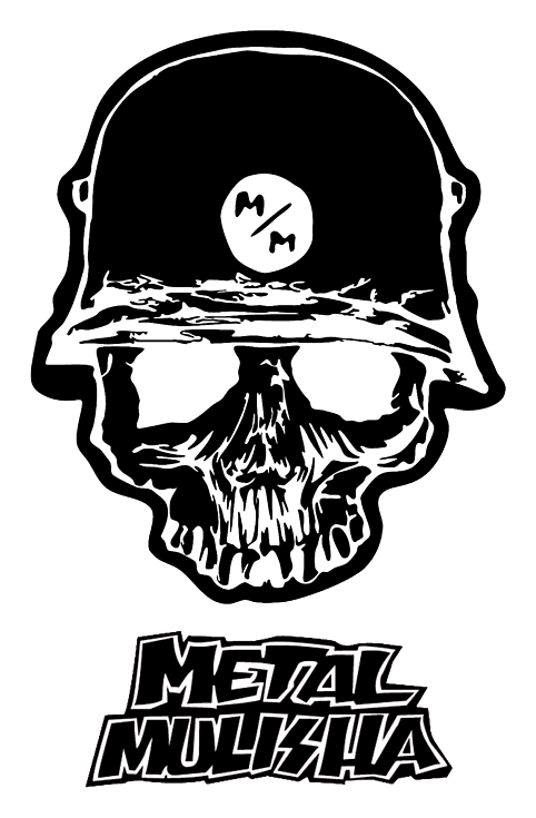 Metal Mulisha logo, black version, on a transparent background