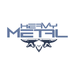 Logo de Metal, versión icono, sobre fondo transparente