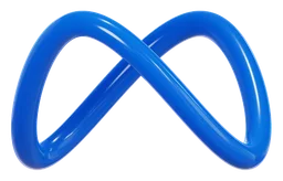 Metaverse logo, horizontal version, on a transparent background