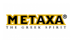 Metaxa logo, wordmark version, on a transparent background