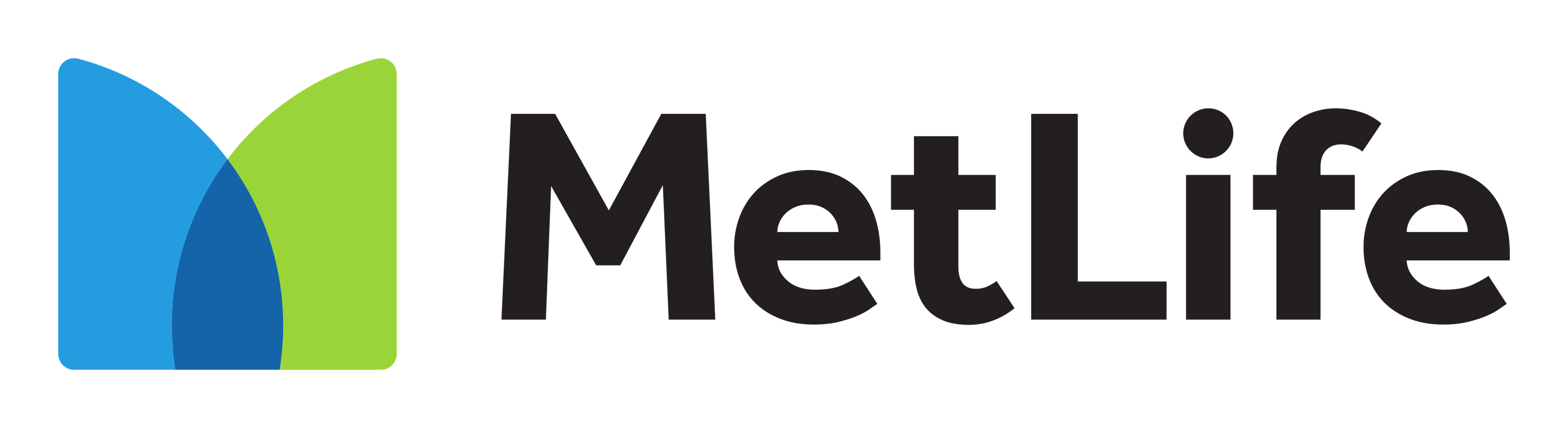 Metlife logo on a transparent background