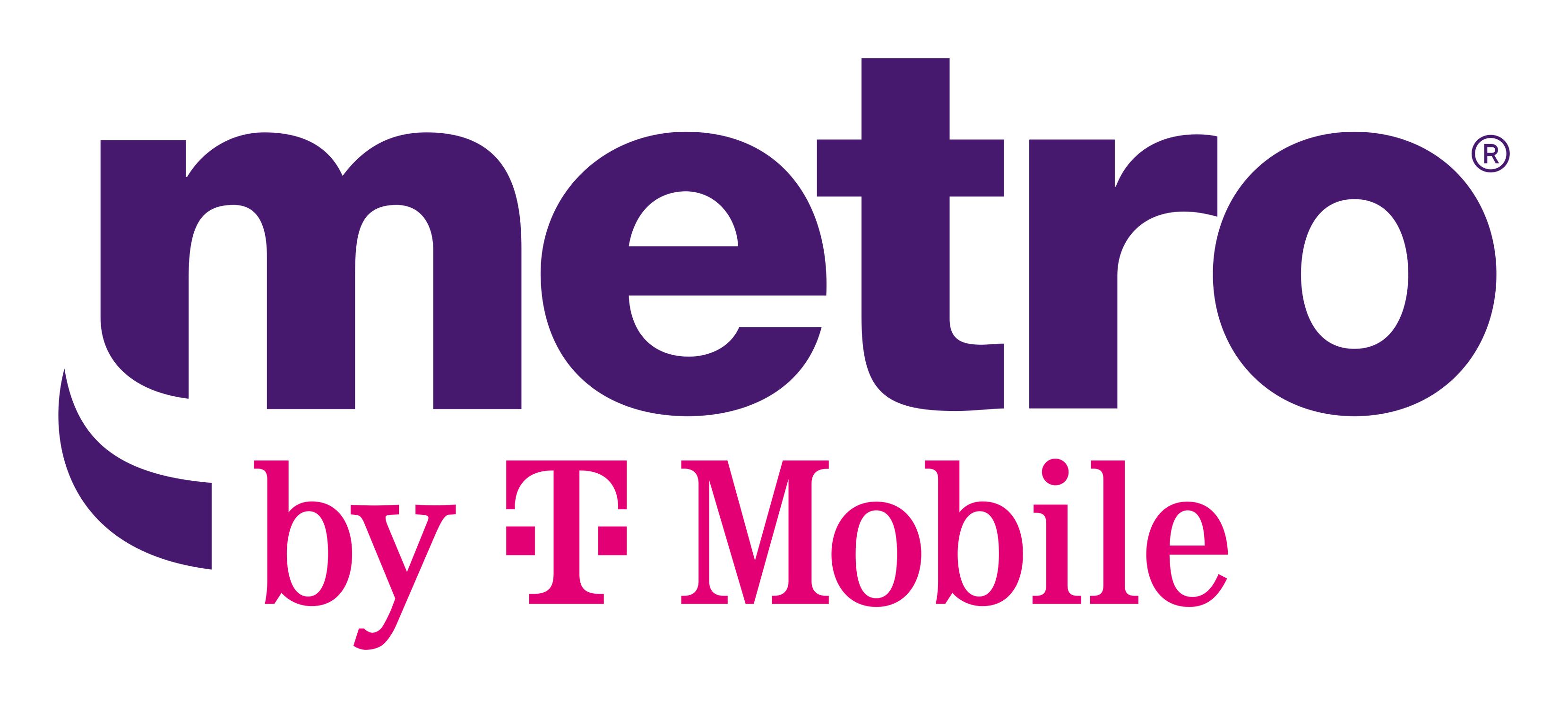 Metropcs logo on a transparent background