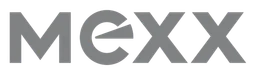Mexx logo, monochrome wordmark version, on a transparent background