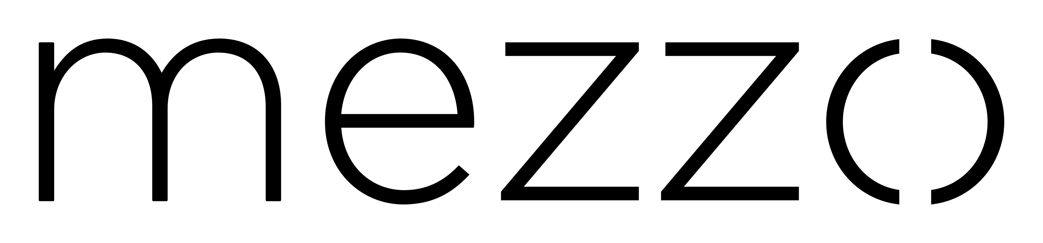 Mezzo TV logo on a transparent background