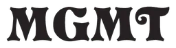 MGMT Logo, Variante Wortmarke schwarz, auf transparentem Hintergrund