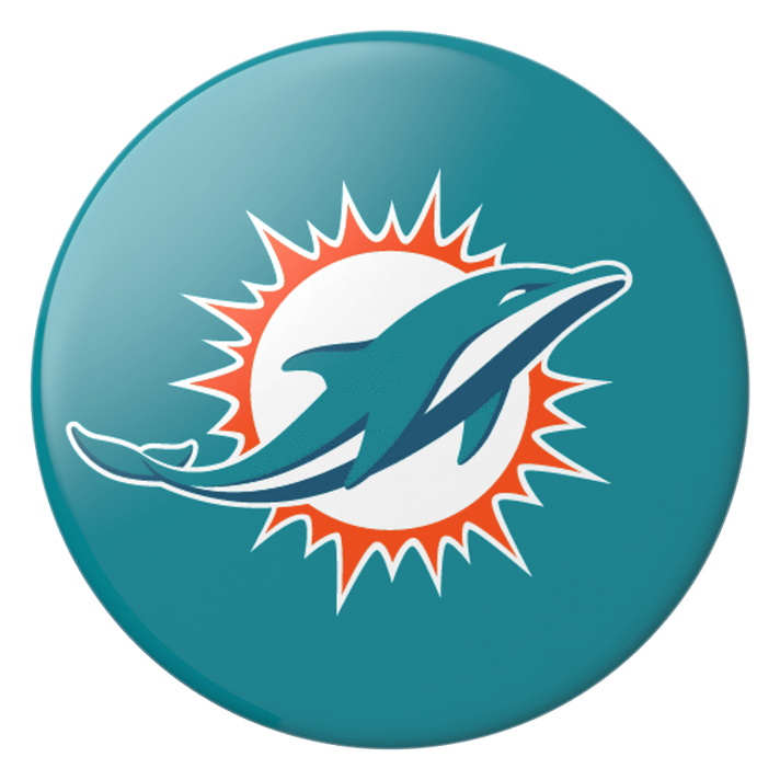 Logo de Miami Dolphins sobre fondo transparente
