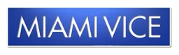 Miami Vice logo, wordmark version, on a transparent background