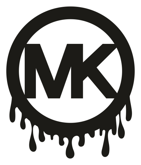 Michael Kors logo, black icon version, on a transparent background