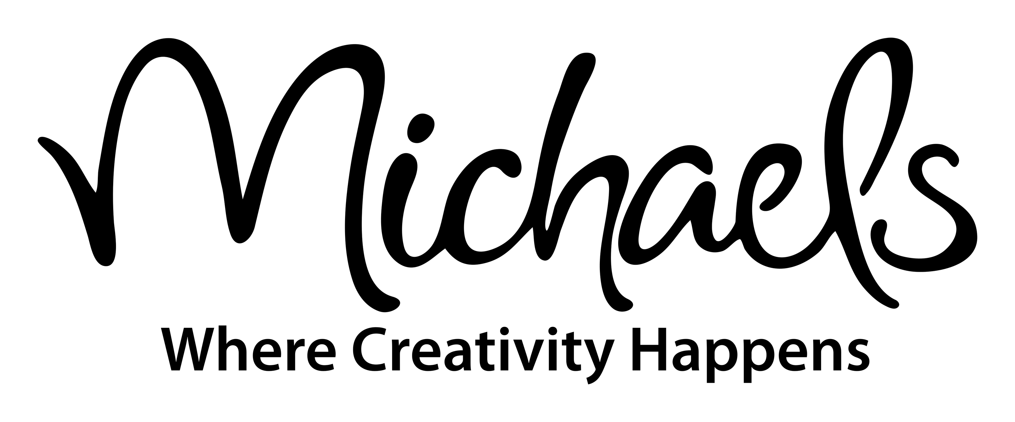 Michaels logo on a transparent background