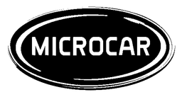 Microcar logo, black version, on a transparent background