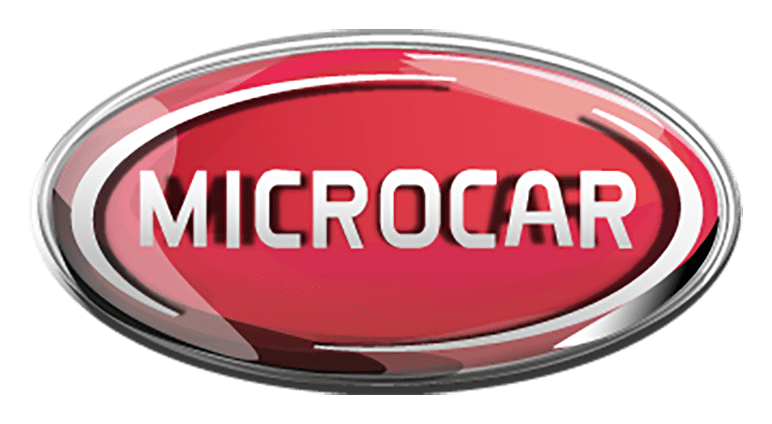 Microcar logo on a transparent background