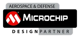 Microchip logo, black version, on a transparent background