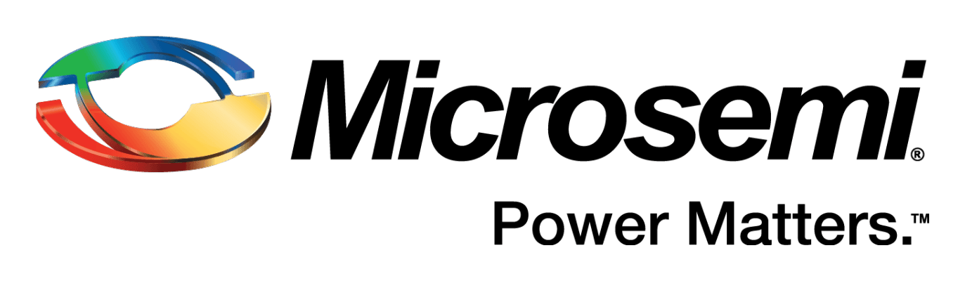 Microsemi Logo auf transparentem Hintergrund