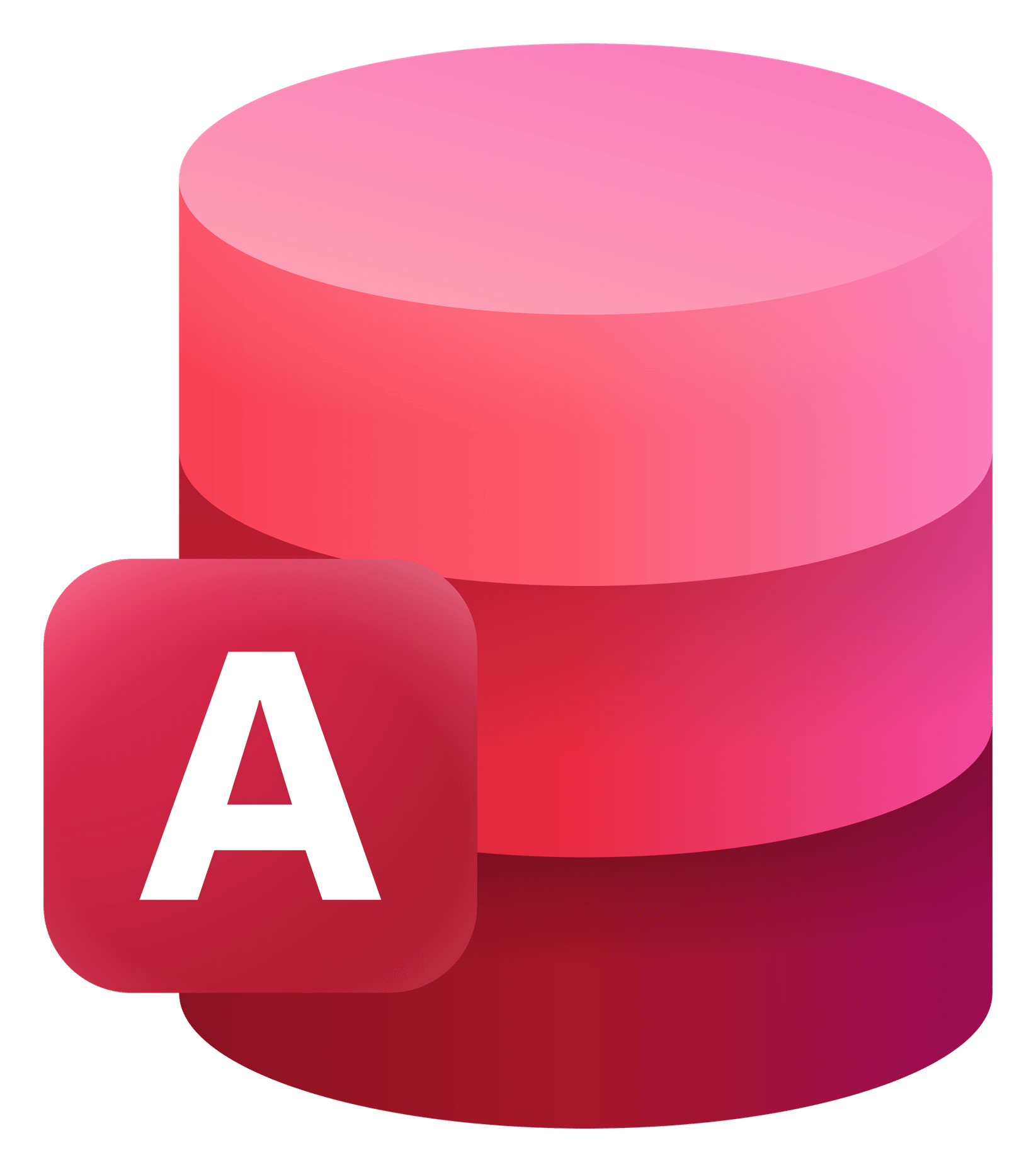 Microsoft Access logo on a transparent background