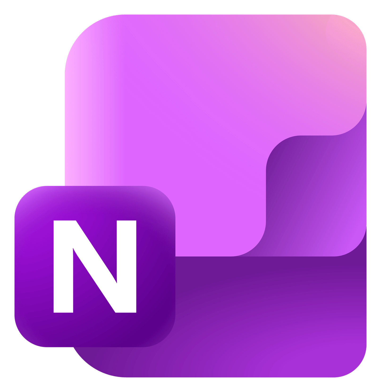 Microsoft Onenote logo on a transparent background