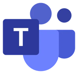 Microsoft Teams logo, icon version, on a transparent background