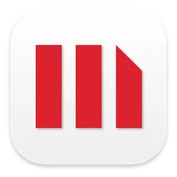 Microstrategy logo, icon version, on a transparent background