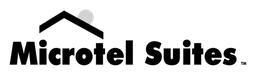 Microtel logo, black wordmark version, on a transparent background