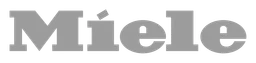 Miele logo, monochrome wordmark version, on a transparent background