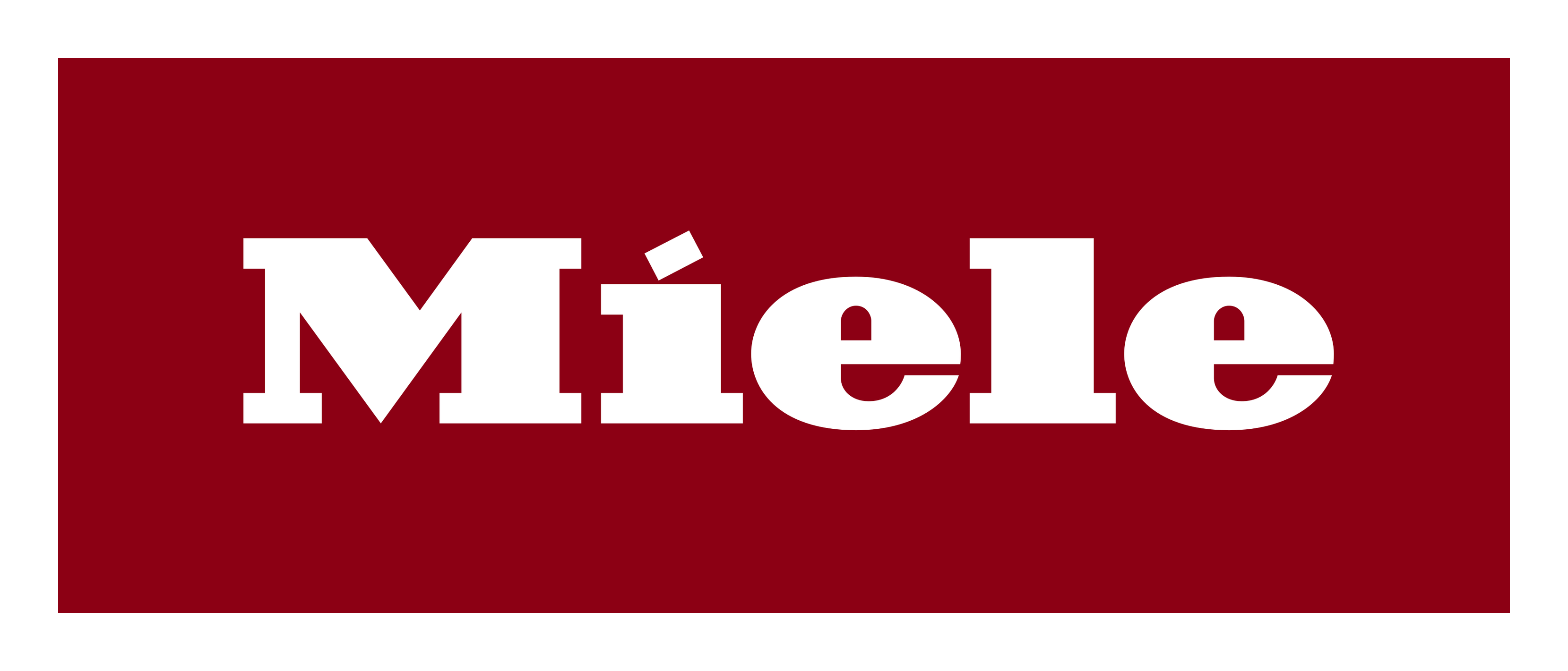 Miele logo on a transparent background
