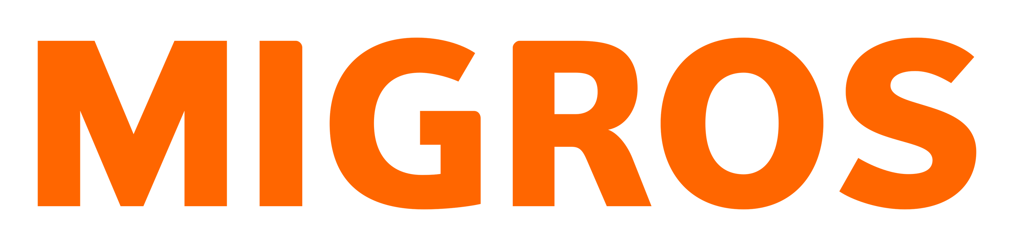 Logo da Migros em fundo transparente