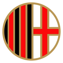 Milan Logo, Variante Icon, auf transparentem Hintergrund