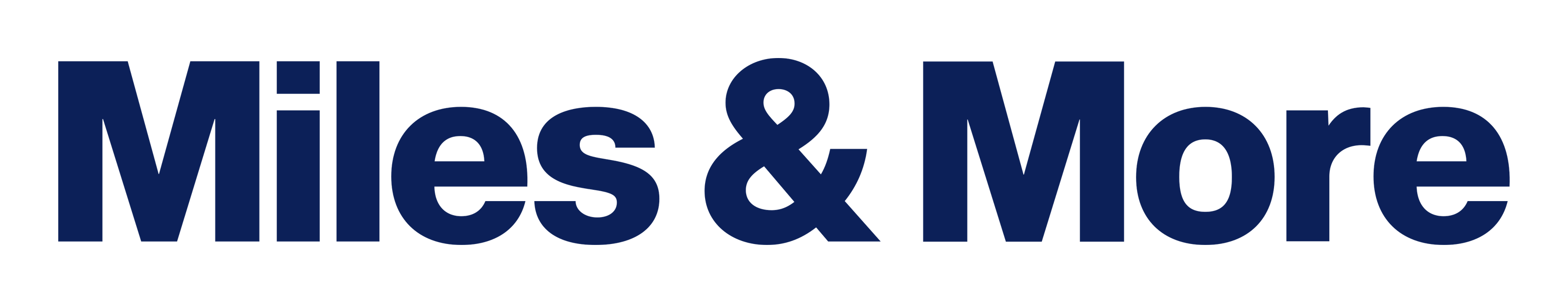 Miles and More logo on a transparent background