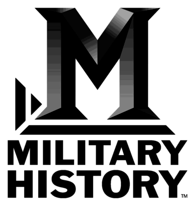 Military Channel logo, black icon version, on a transparent background