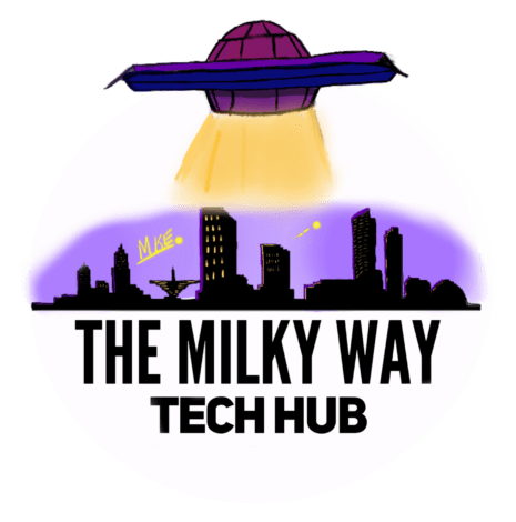 Milky Way logo, icon version, on a transparent background