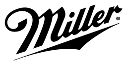 Miller logo, black version, on a transparent background
